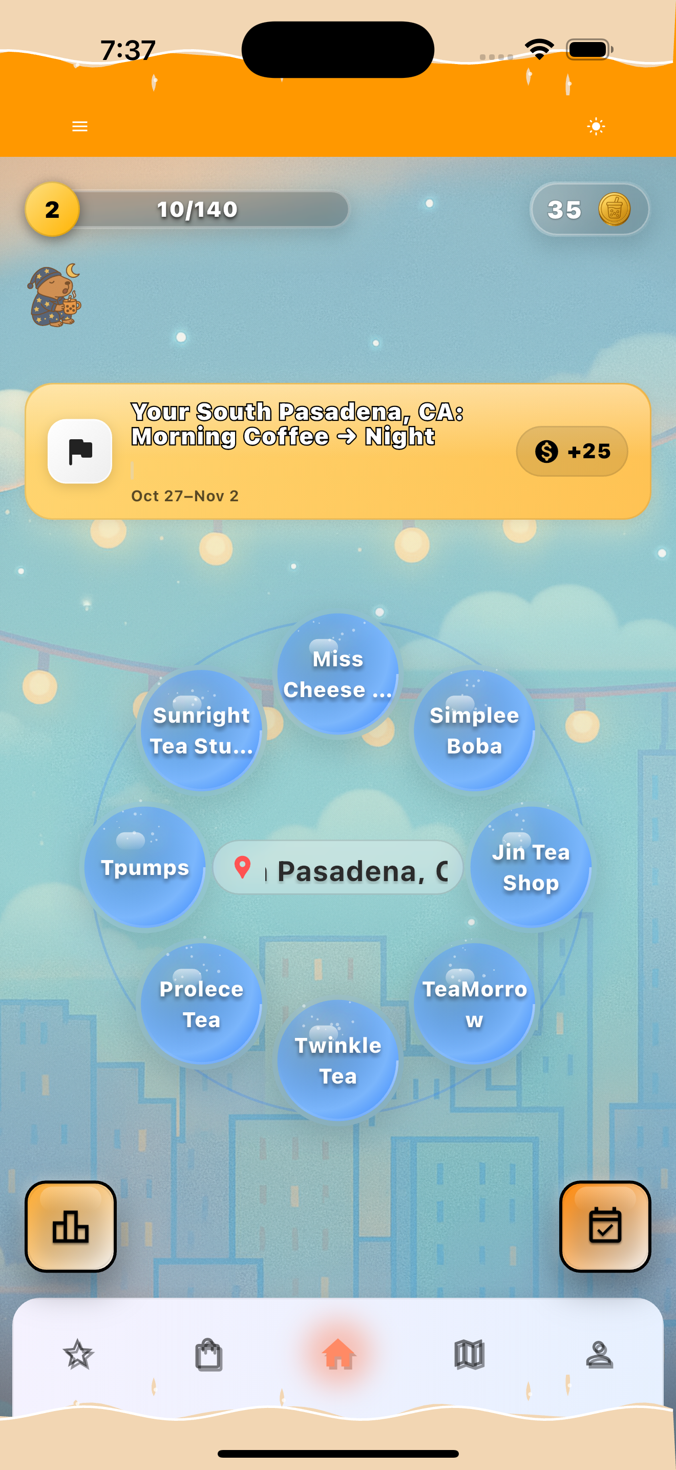 Non-partnered view (basic listing)