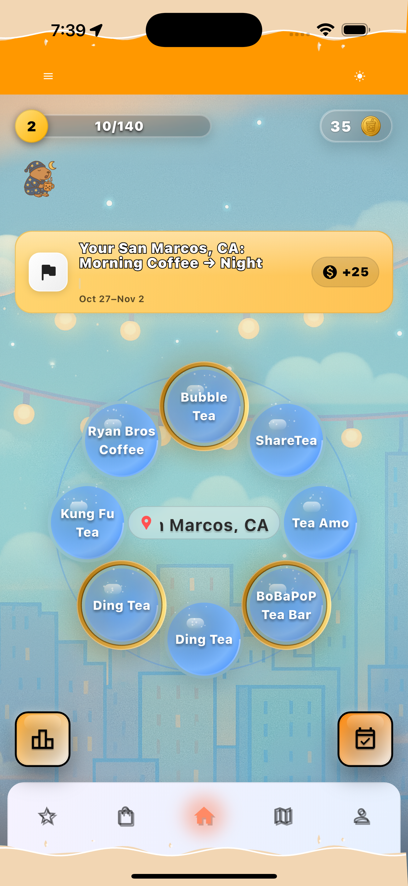 Partnered view with promo & curated bio